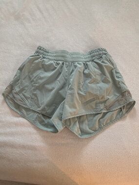 lululemon athletica Blue Green Hotty Hot Shorts